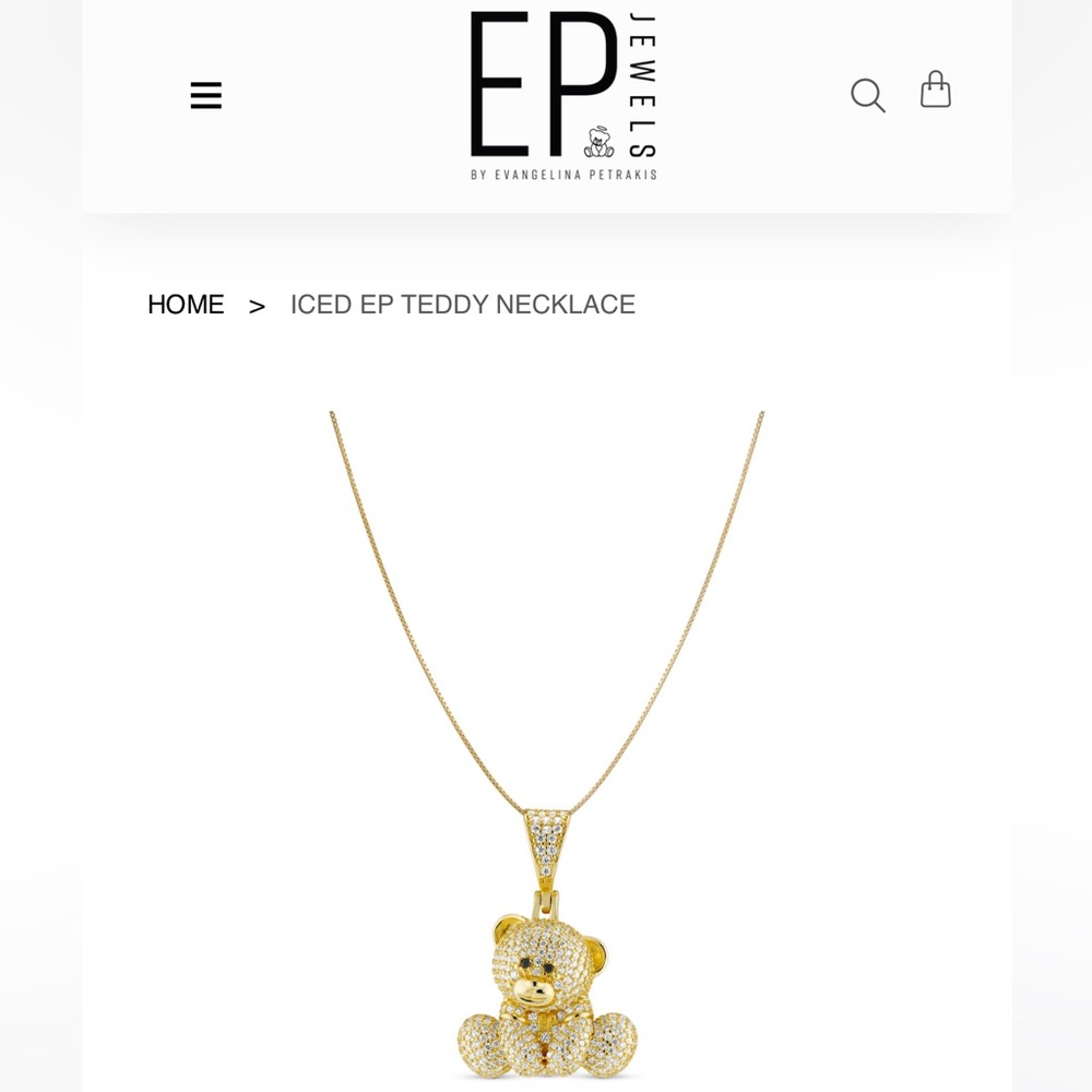 ICED EP TEDDY NECKLACE